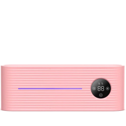 Умный держатель для зубных щеток с дезинфекцией Sothing UV Light Toothbrush Sterilizer Holder Розовый