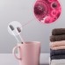 Умный держатель для зубных щеток с дезинфекцией Sothing UV Light Toothbrush Sterilizer Holder Розовый