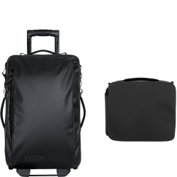 Сумка-чемодан WANDRD TRANSIT Carry-On Roller Essential + Bundle Чёрная