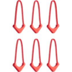 Пуллер-петля для молнии WANDRD WORRYLESS Zipper Puller Красная (6 пар) Пуллер-петля для молнии WANDRD WORRYLESS Zipper Puller Красная (6 пар)