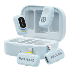 Радиосистема Hollyland Lark A1 Combo Голубая