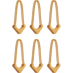 Пуллер-петля для молнии WANDRD WORRYLESS Zipper Puller Жёлтая (6 пар) Пуллер-петля для молнии WANDRD WORRYLESS Zipper Puller Жёлтая (6 пар)