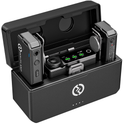 Радиосистема Hollyland LARK MAX Duo Чёрная Радиосистема Hollyland LARK MAX Duo Чёрная